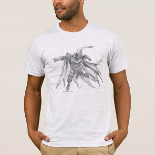 Batman with cape Drawing T-Shirt