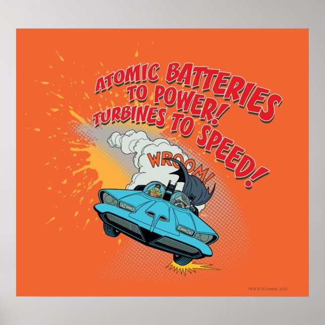 Batmobile Graphic Poster (Front)