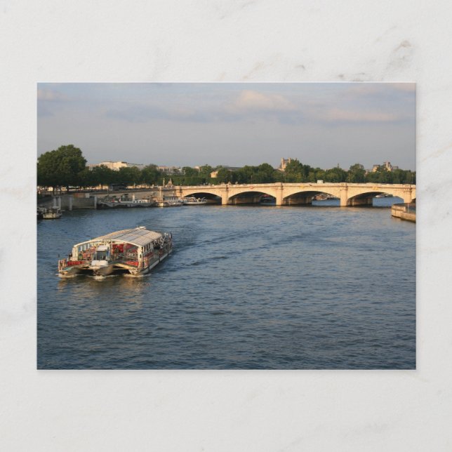 Batobus at Pont de la Concorde Postcard (Front)