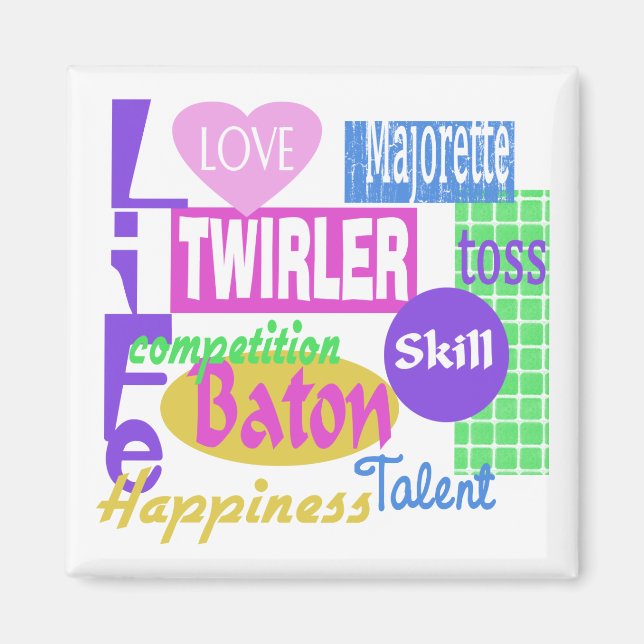 Baton Life Magnet (Front)