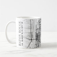 Baton Rouge City Map | Coffee Mug