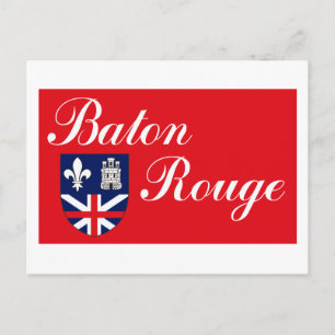 Baton Rouge Flag Postcard