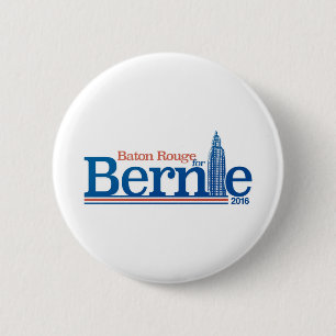 Baton Rouge for Bernie Sanders Standard Button