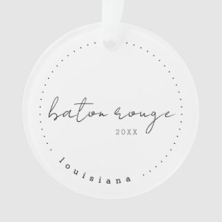 Baton Rouge, Louisiana LA Travel United States Ornament
