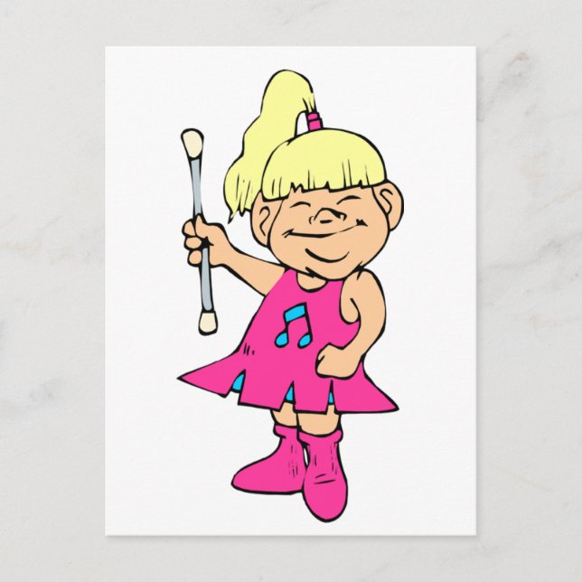 Baton Twirler Postcard (Front)