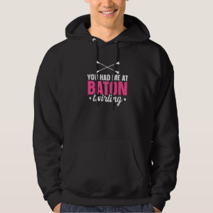 Baton Twirler You Had Me At Baton Twirling Premium Hoodie