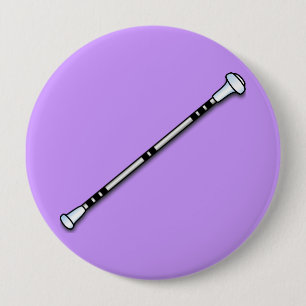 Baton/Twirling 10 Cm Round Badge