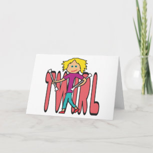 Baton Twirling Card