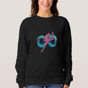 Baton Twirling Girl Infinite Majorettes Twirler Tw Sweatshirt