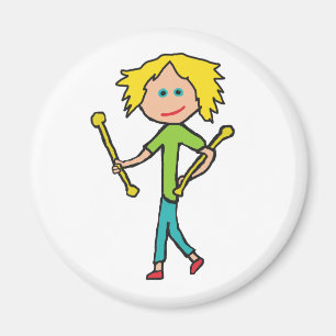 Baton Twirling Magnet