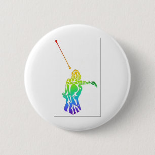 Baton Twirling PRIDE collection 6 Cm Round Badge