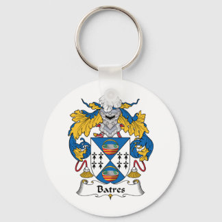Batres Family Crest Key Ring