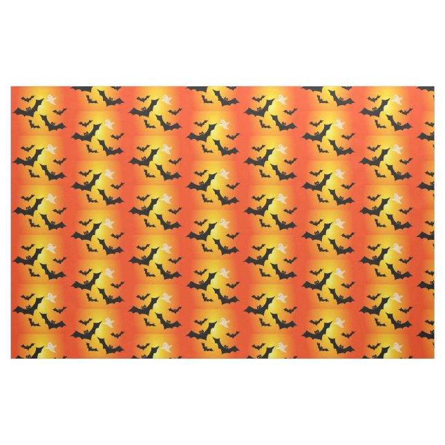 Bats and a Ghost Fabric (Fat Quarter)