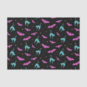 Bats and Cats Halloween Tissue Paper