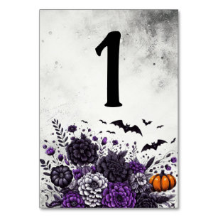 Bats and Flowers Table Number 1