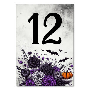 Bats and Flowers Table Number 12
