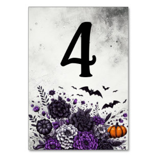Bats and Flowers Table Number 4
