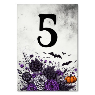 Bats and Flowers Table Number 5