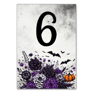 Bats and Flowers Table Number 6