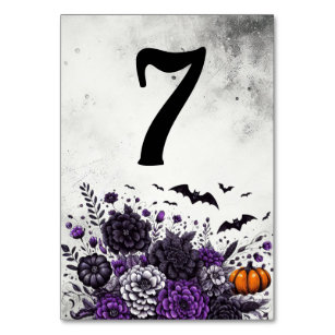 Bats and Flowers Table Number 7