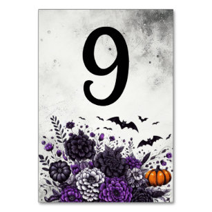 Bats and Flowers Table Number 9