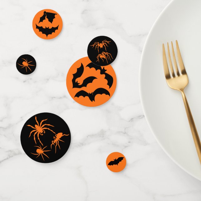 Bats and Spiders Confetti (Group)