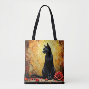 Bats and Swirls Tote Bag