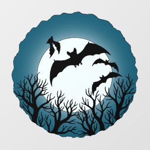 Bats and Trees Against the Moon