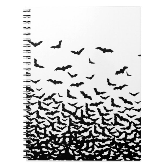 Bats! Bats! Spiral Notebook (Front)