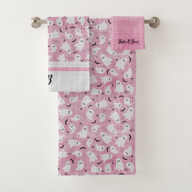 Bats & Boos Bath Towel Set (Insitu)