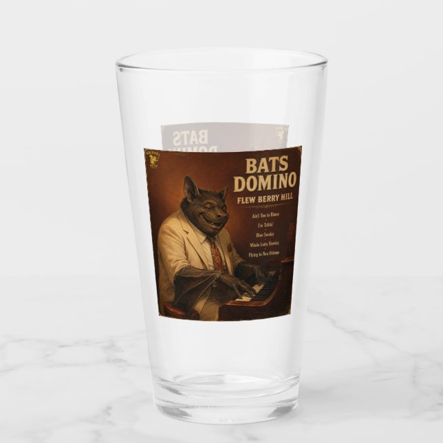 Bats Domino Album: a Parody Glass (Front)
