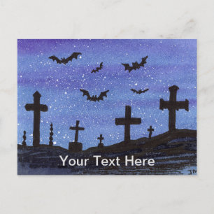 Bats Graveyard Postcard