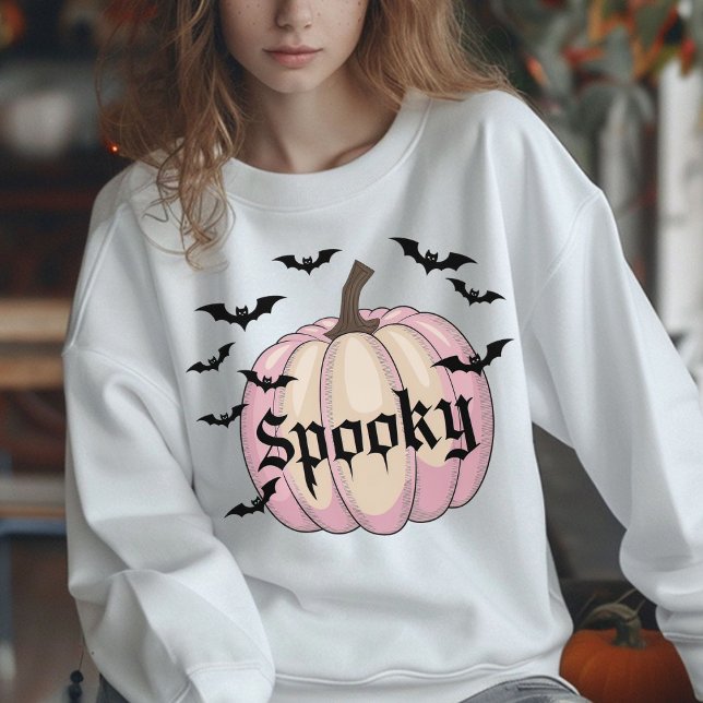 Bats Pumpkin Halloween Sweater Pastel (Creator Uploaded)