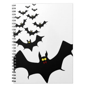 Bats Spiral Notebook