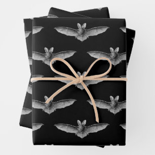 Bats  wrapping paper sheets