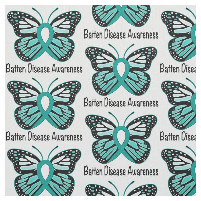 Batten Disease Awareness Butterfly Fabric (Swatch)