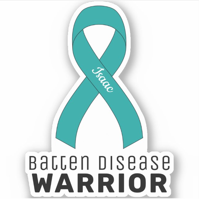 Batten Disease Warrior Vinyl Sticker (Front)