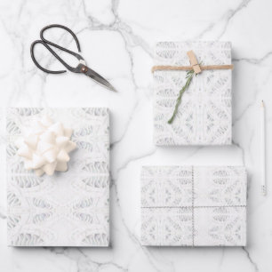 BATTENBURG LACE  Flat Sheet Wrapping Paper 