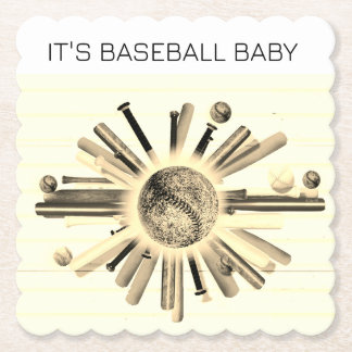 BATTER UP SUNDAY! PAPER COASTER