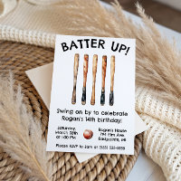 Batter Up! Swing on By! Baseball Birthday Party