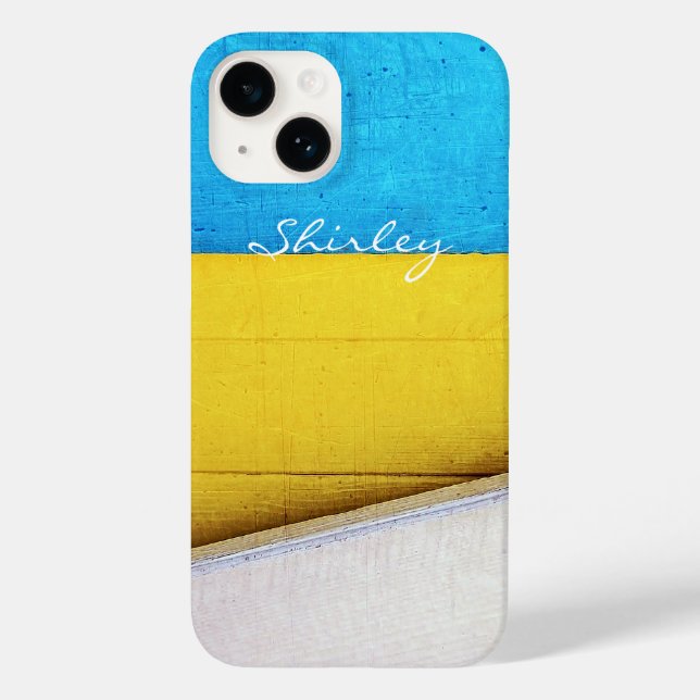 Battered Building-Minimal Abstract by STaylor Case-Mate iPhone Case (Back)
