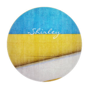 Battered Building-Minimal Abstract by STaylor Cutting Board