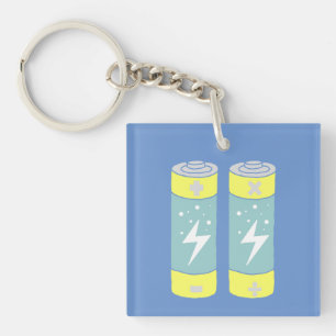 Batteries Key Ring
