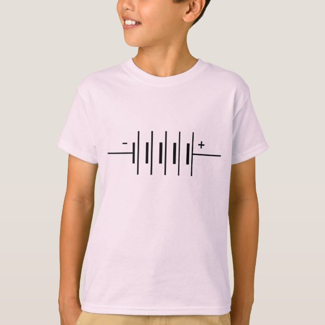Batteries Symbol T-Shirt (Front)