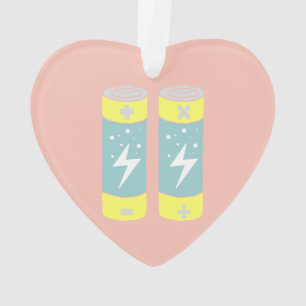 BatteriesThis is customisable. You can add texts y Ornament