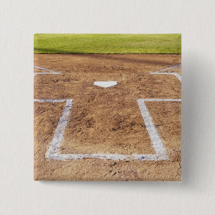 Batter's box 15 cm square badge