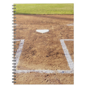 Batter's box spiral notebook