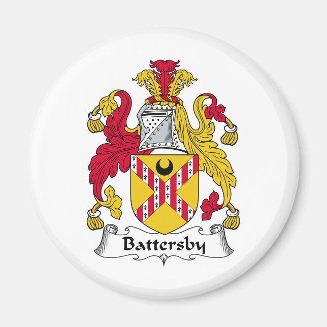 Battersby Family Crest Magnet (Front)