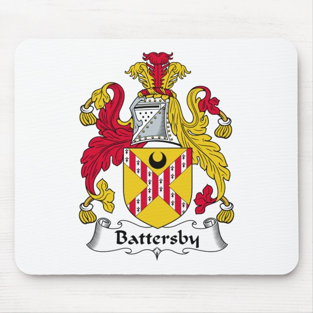 Battersby Family Crest Mouse Pad (Front)
