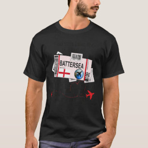 Battersea Girl Battersea Boarding Pass Battersea T-Shirt